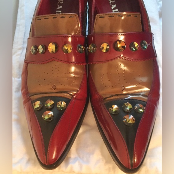 Prada Two-tone Flats with Rhinestones Size 38 1/2 (US 8 1/2) - Picture 4 of 7